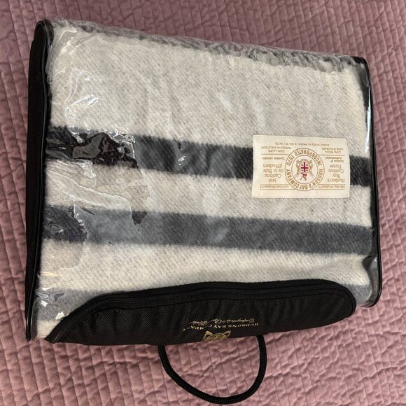 Hudson's Bay Company 100% Wool Caribou Throw, Made in England - Picture 6 of 11